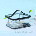 Reisebeutel Toilette organisieren wasserdichte PVC tragbare transparente Make -up -Beutel Reißverschluss Kosmetikbeutel